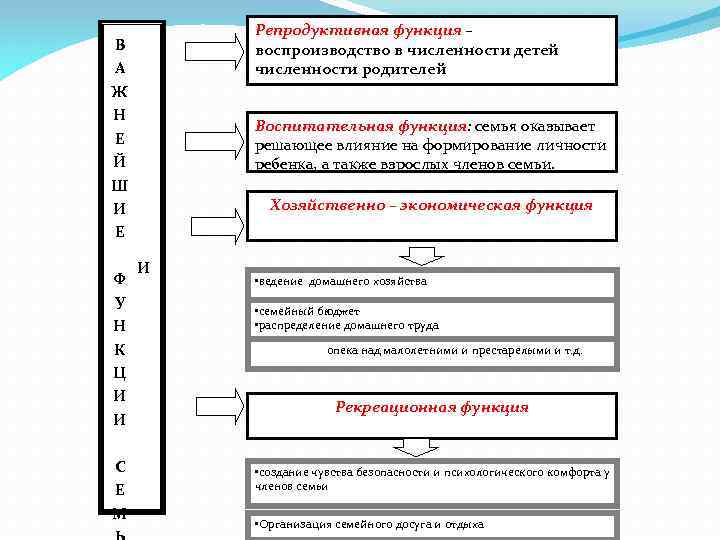 Семья и брак план по обществознанию егэ