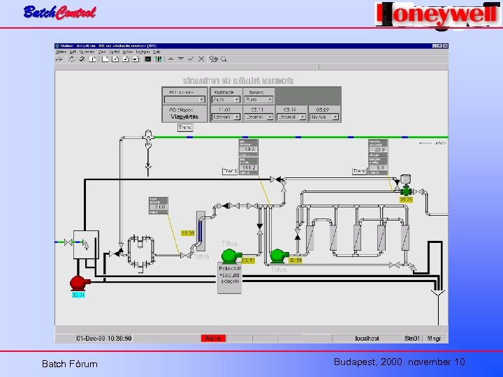 Batch. Control Batch Fórum Budapest, 2000. november 10. 
