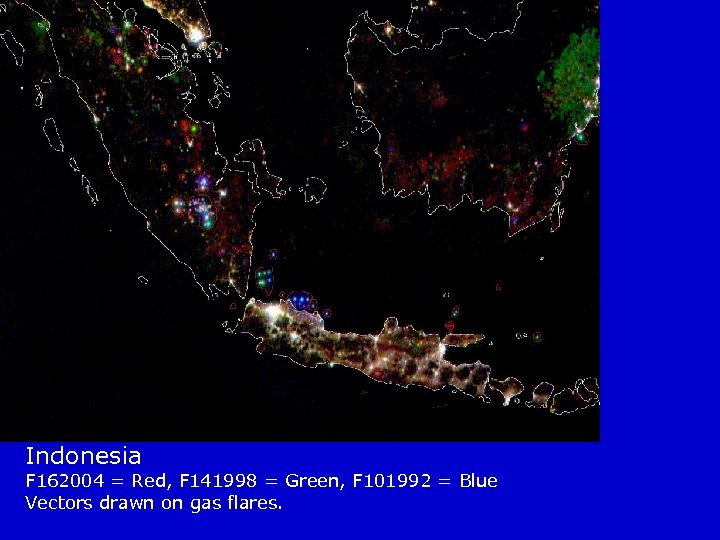 Indonesia F 162004 = Red, F 141998 = Green, F 101992 = Blue Vectors