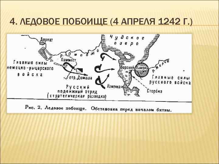 4. ЛЕДОВОЕ ПОБОИЩЕ (4 АПРЕЛЯ 1242 Г. ) 
