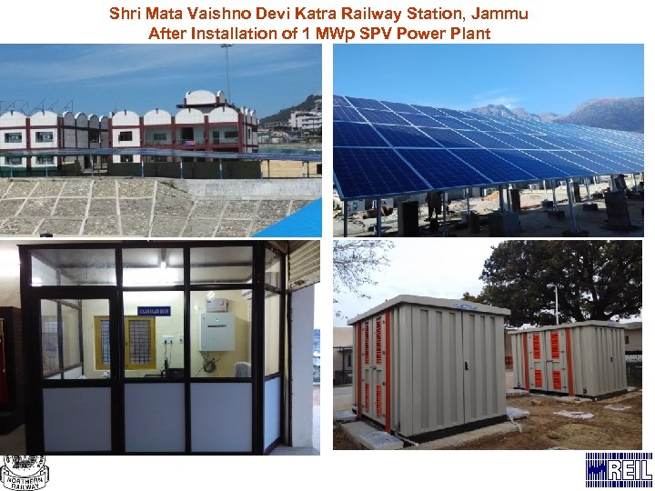 Shri Mata Vaishno Devi Katra Railway Station, Jammu After Installation of 1 MWp SPV