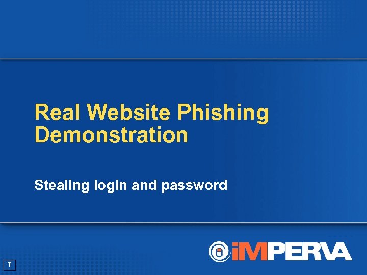 Real Website Phishing Demonstration Stealing login and password T 