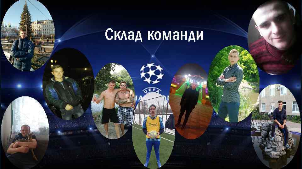 Склад команди 