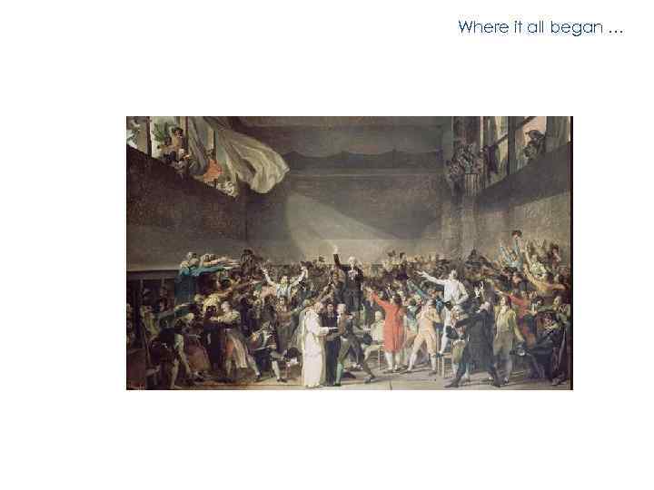 Where it all began … 