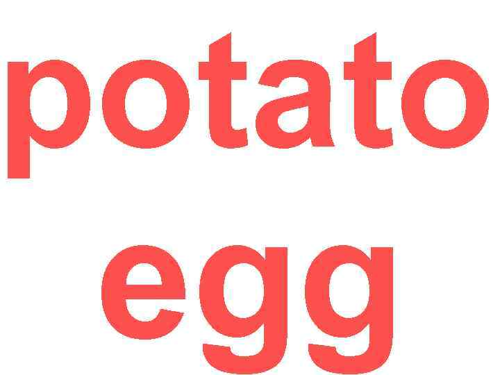 potato egg 