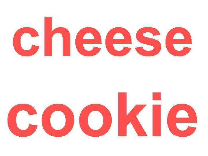 cheese cookie 