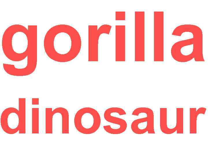 gorilla dinosaur 