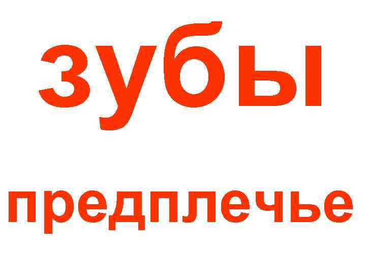 зубы предплечье 