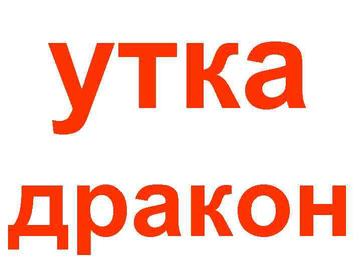 утка дракон 