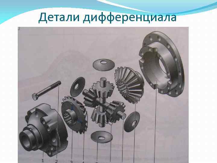 Детали дифференциала 
