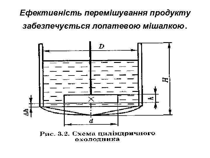 Ефективність перемішування продукту забезпечується лопатевою мішалкою. 