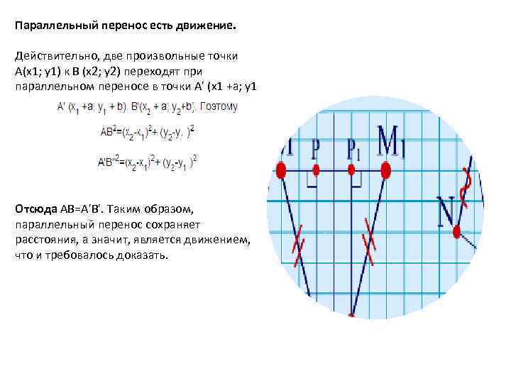 Параллельный перенос задан вектором 2 4. Параллельный перенос точки. Образ точки при параллельном переносе. Параллельный перенос на координатной плоскости. Является ли параллельный перенос движением.
