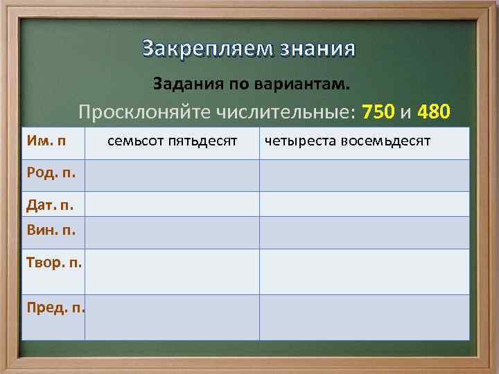 Презентация 6 класс количественные числительные