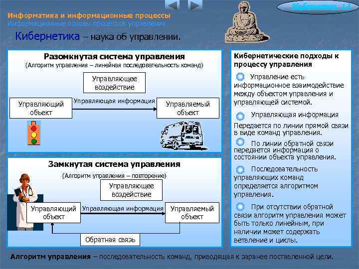 Информатика и информационные процессы Информационные основы процессов управления Информатика 1. 3 Кибернетика – наука