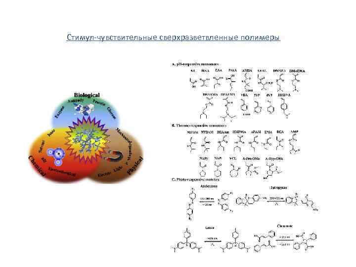 Стимул-чувствительные сверхразветвленные полимеры 