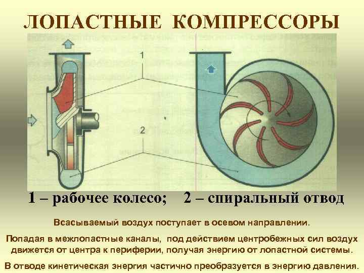 Лопастной насос схема