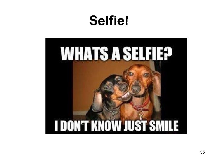 Selfie! 35 