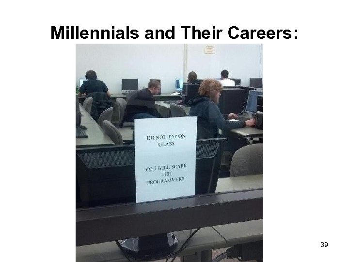 Millennials and Their Careers: 39 
