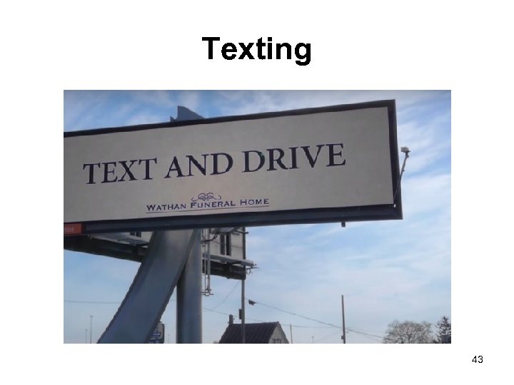 Texting 43 