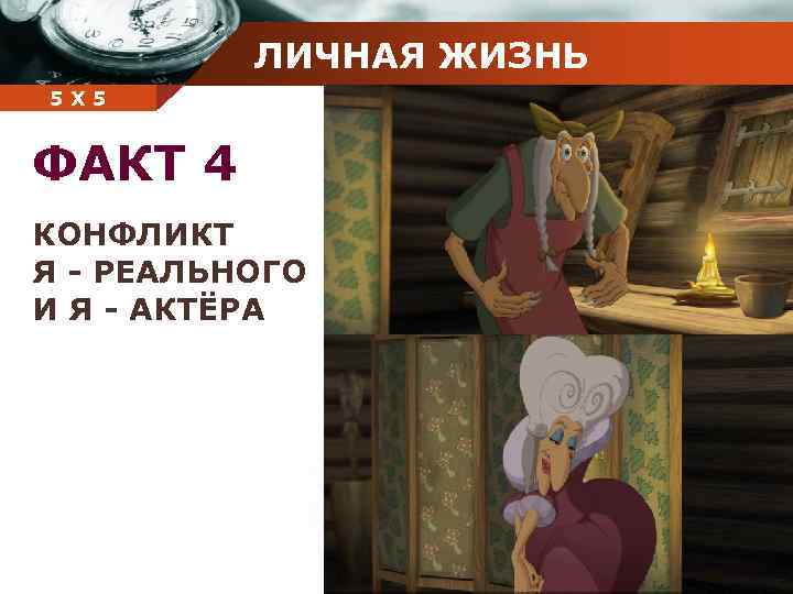 ЛИЧНАЯ ЖИЗНЬ Company 5 5 Х name ФАКТ 4 КОНФЛИКТ Я - РЕАЛЬНОГО И