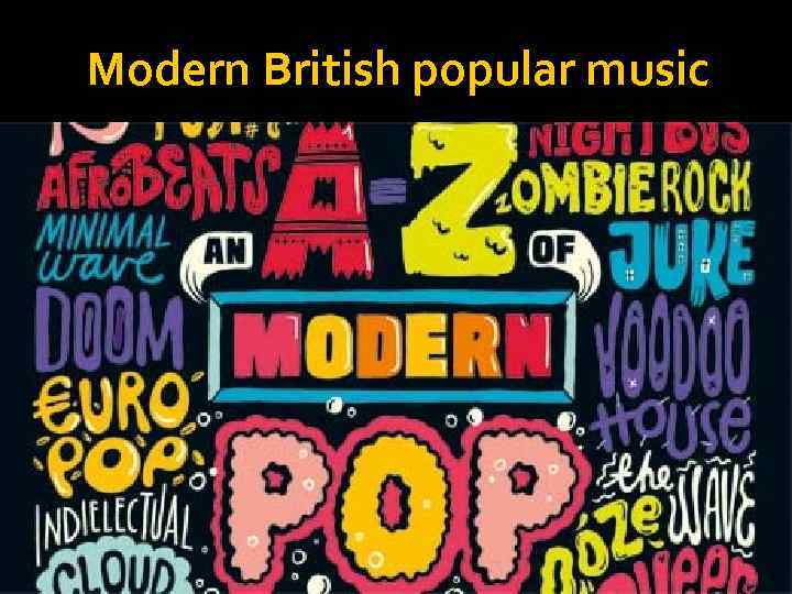 Modern British popular music 