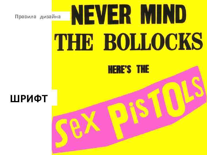 Правила дизайна ШРИФТ 