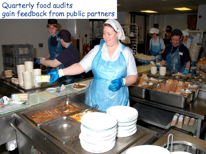 Quarterly food audits gain feedback from public partners 