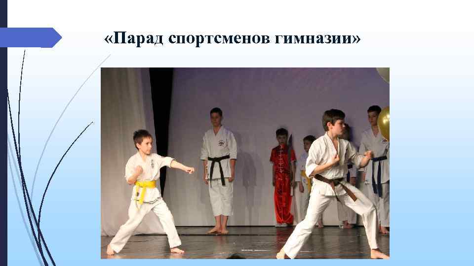  «Парад спортсменов гимназии» 