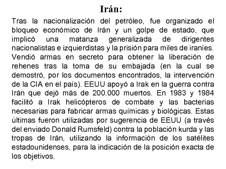 Irán: Tras la nacionalización del petróleo, fue organizado el bloqueo económico de Irán y