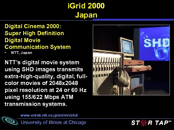 i. Grid 2000 Japan Digital Cinema 2000: Super High Definition Digital Movie Communication System