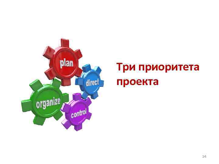 Три приоритета проекта 14 