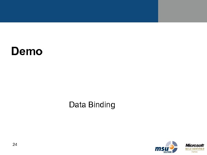 Demo Data Binding 24 