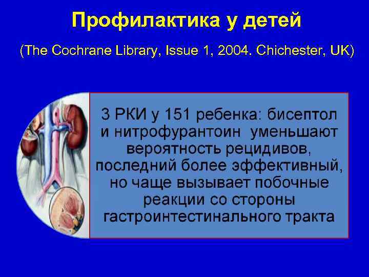Профилактика у детей (The Cochrane Library, Issue 1, 2004. Chichester, UK) 