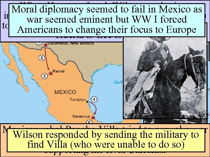 When Huerta refused, Wilson used demanded Wilson 1913, Mexican president Madero was as In