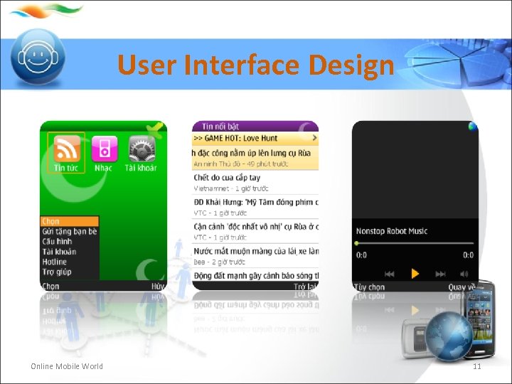 User Interface Design Online Mobile World 11 