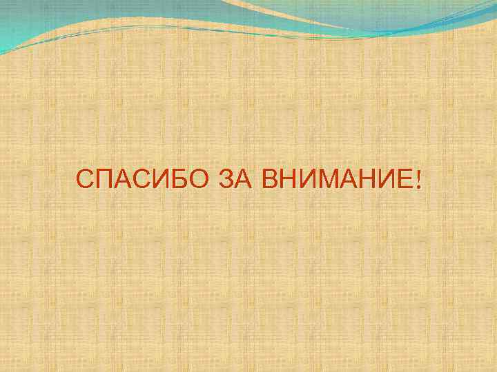 СПАСИБО ЗА ВНИМАНИЕ! 