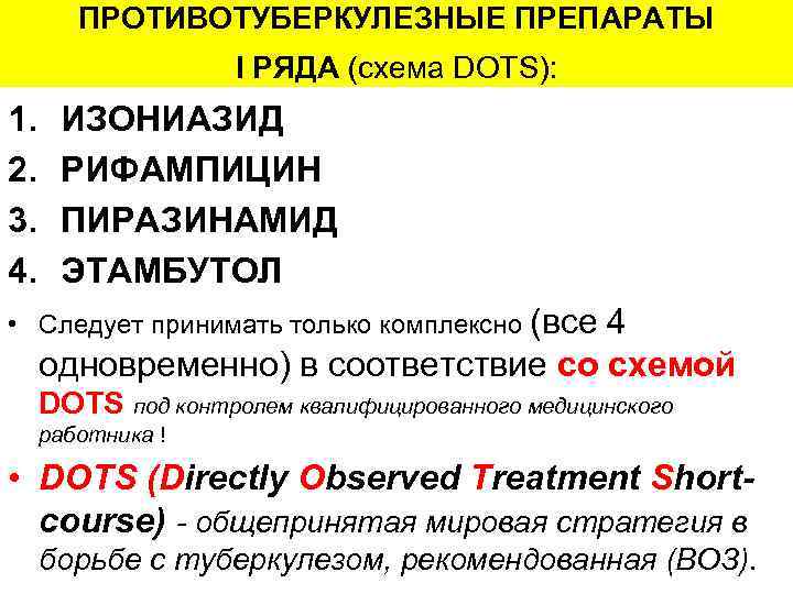 Противотуберкулезные средства фармакология презентация