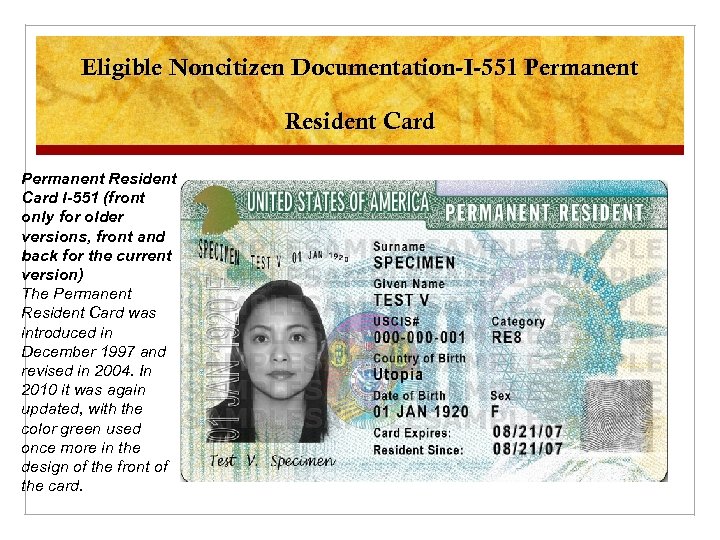 Permanent resident card usa что это