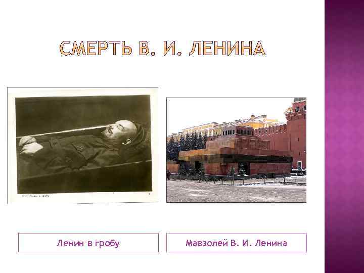 Ленин в гробу Мавзолей В. И. Ленина 
