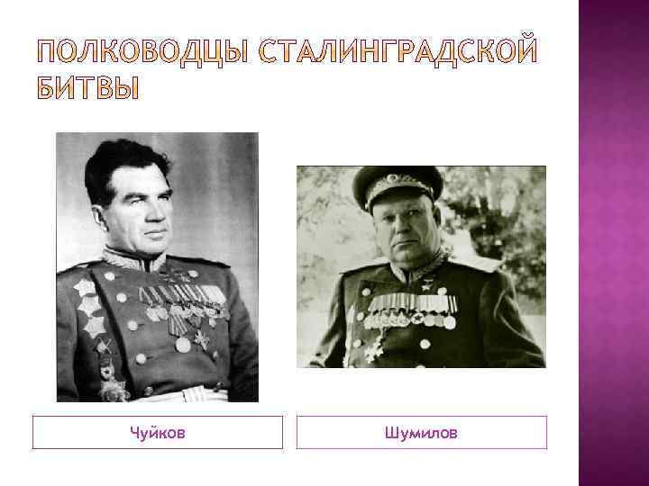 Чуйков Шумилов 
