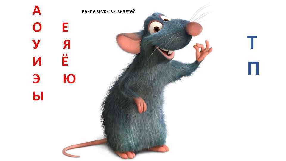 А О У И Э Ы Какие звуки вы знаете? Е Я Ё Ю