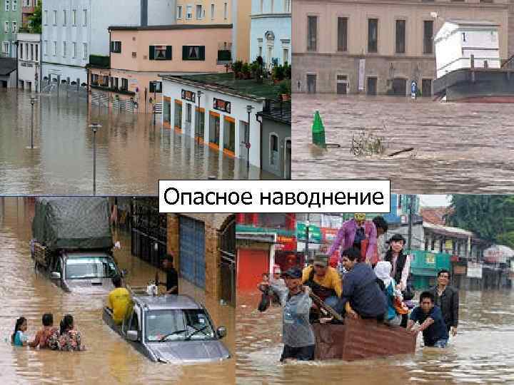 Опасное наводнение 