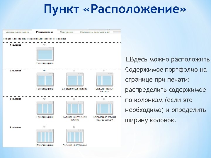 Расположение картинки