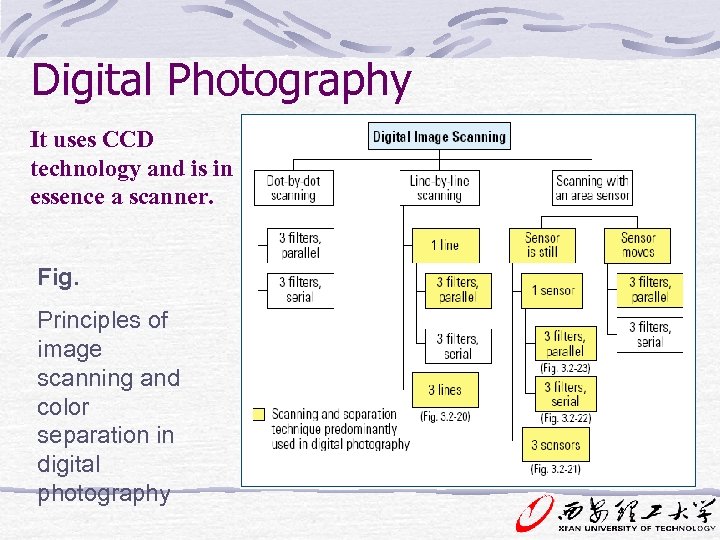 Digital Photography It uses CCD technology and is in essence a scanner. Fig. Principles