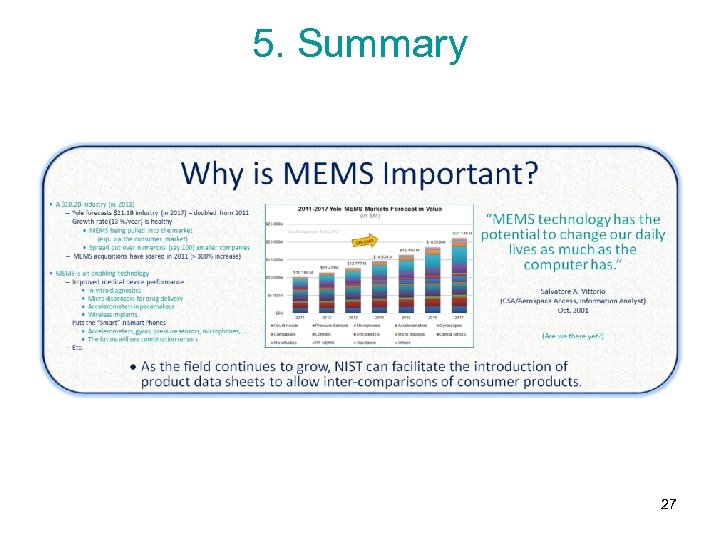 5. Summary 27 