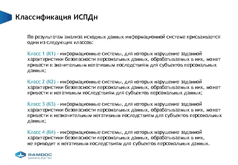 Перечень испдн образец