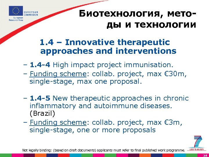 Биотехнология, мето ды и технологии 1. 4 – Innovative therapeutic approaches and interventions –