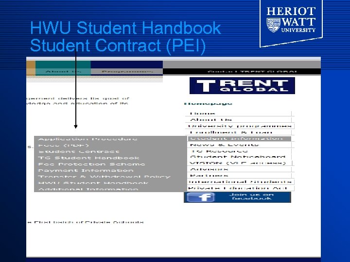 HWU Student Handbook Student Contract (PEI) 