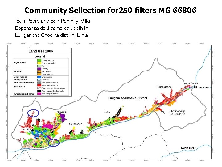 Community Sellection for 250 filters MG 66806 ’San Pedro and San Pablo’ y ‘Villa