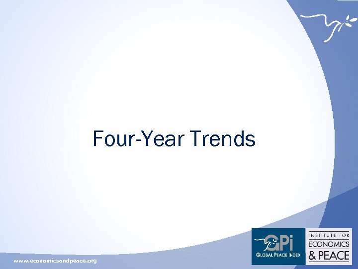 Four-Year Trends www. economicsandpeace. org 